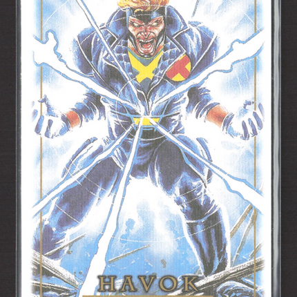 2024 Upper Deck Marvel Masterpieces '92 Platinum Canvas #35 havok