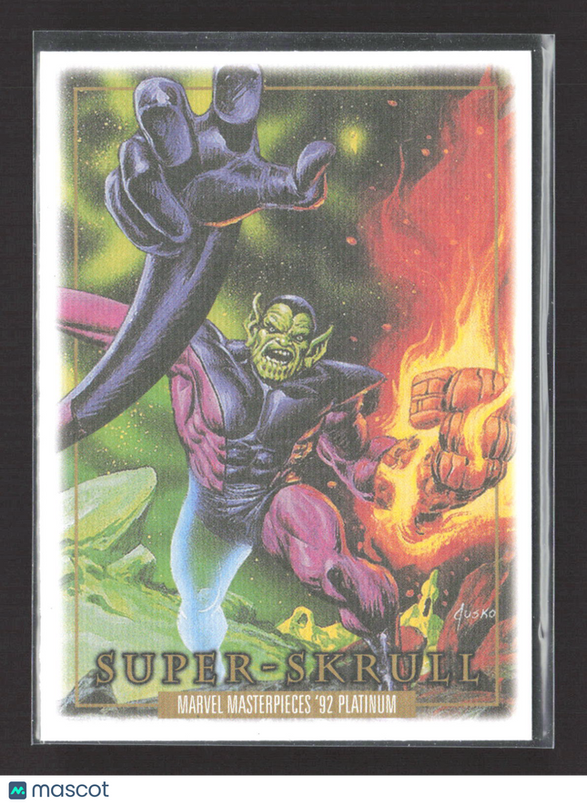 2024 Upper Deck Marvel Masterpieces '92 Platinum Super Skrull Canvas #84