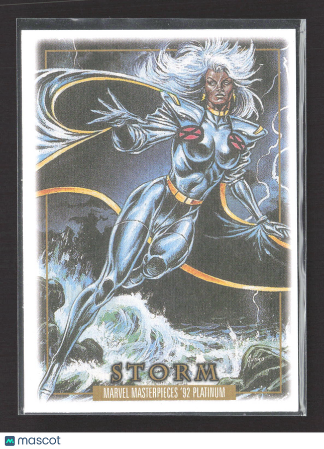 2024 Upper Deck Marvel Masterpieces '92 Platinum Storm Canvas #86