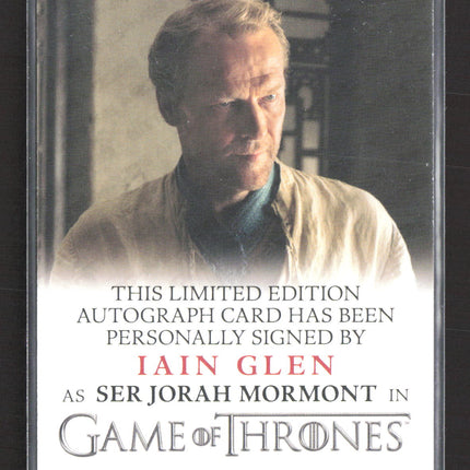 2023 Rittenhouse Game of Thrones Iain Glen As Ser Jorah Mormont Auto