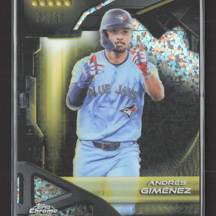 2025 Topps Chrome Black Andres Gimenez #147 27/50