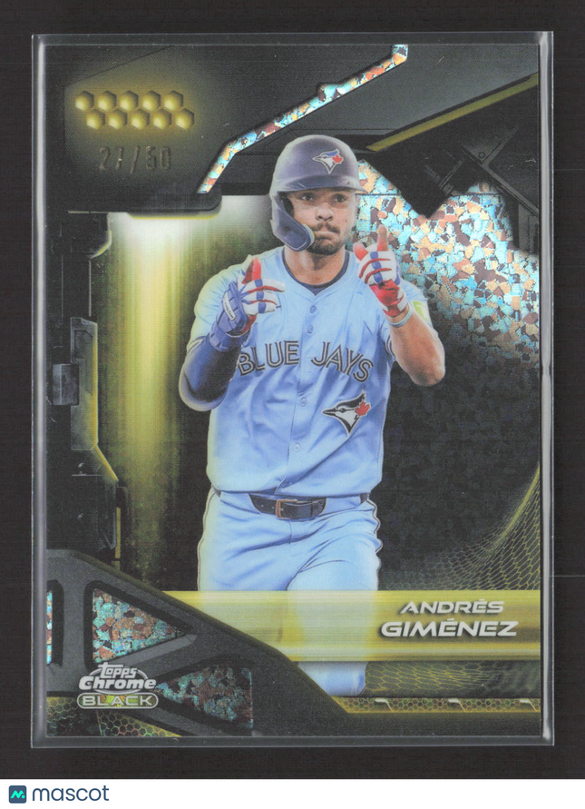 2025 Topps Chrome Black Andres Gimenez #147 27/50