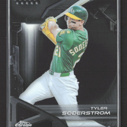 2025 Topps Chrome Black Tyler Soderstrom #157