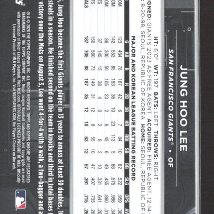 2024 Topps Chrome Black Jung Hoo Lee #33