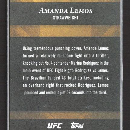 2024 Topps Gold Label Class 1 Amanda Lemos #14 Blue /199