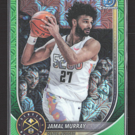 2025 Topps Bowman Chrome Jamal Murray #BCV-101 Green Mojo Refractor 06/99