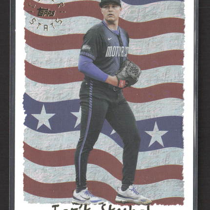 2025 Topps Cyberstats Tarik Skubal #95C-20 Stars and Stripes