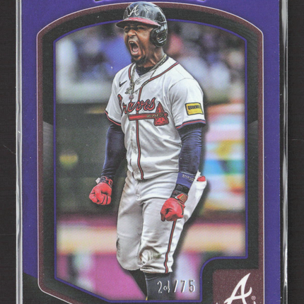 2024 Topps Ozzie Albies #62 Purple 24/75