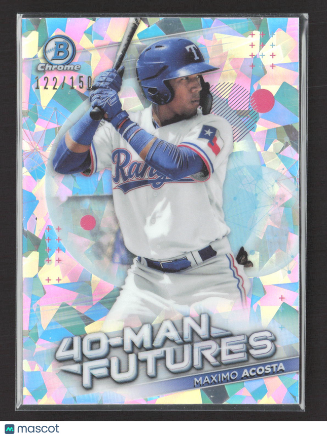 2021 Bowman Chrome 40-Man Futures Maximo Acosta #FMF-16 Atomic Refractor /150