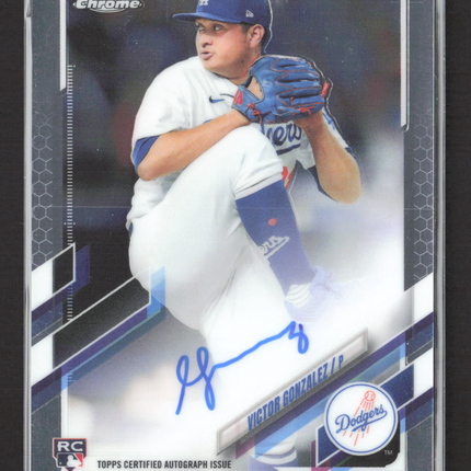 2021 Topps Chrome Victor Gonzalez #RA-VG RC Auto