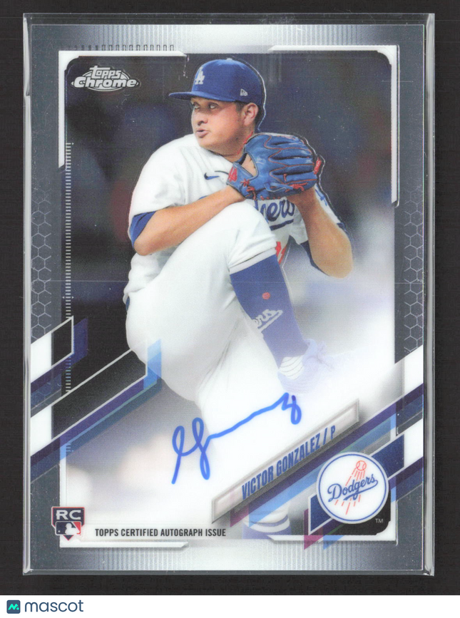 2021 Topps Chrome Victor Gonzalez #RA-VG RC Auto