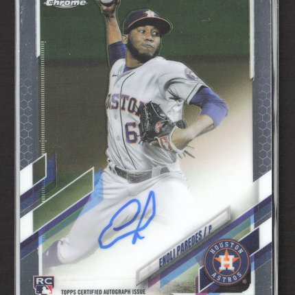 2021 Topps Chrome Enoli Paredes #RA-EP RC Auto