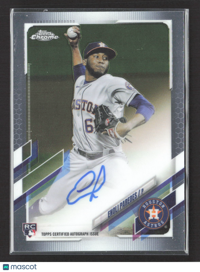 2021 Topps Chrome Enoli Paredes #RA-EP RC Auto