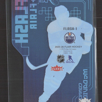 2026 Upper Deck Flair Flash + Flair Connor McDavid #FLASH-1