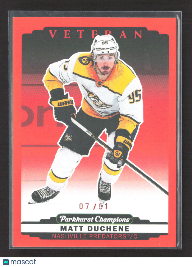 2023 Upper Deck Parkhurst Champions Matt Duchene #14 Red 07/51