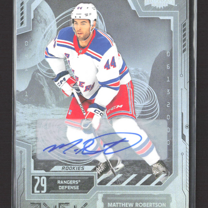 2026 Upper Deck SkyBox Metal Universe Matthew Robertson #109 Auto
