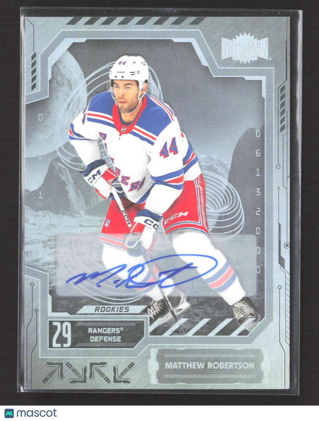 2026 Upper Deck SkyBox Metal Universe Matthew Robertson #109 Auto