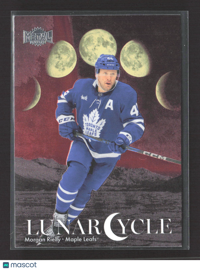 2026 SkyBox Metal Universe Lunar Cycle Morgan Rielly #LC-19 Red 50/99