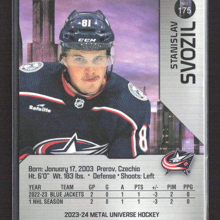 2024 SkyBox Metal Universe Stanislav Svozil #175