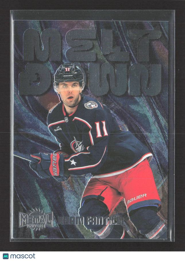 2024 Skybox Metal Universe Meltdown Adam Fantilli #M24
