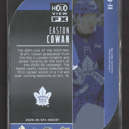 2026 Upper Deck SPx HoloView FX Easton Cowan #HV-48