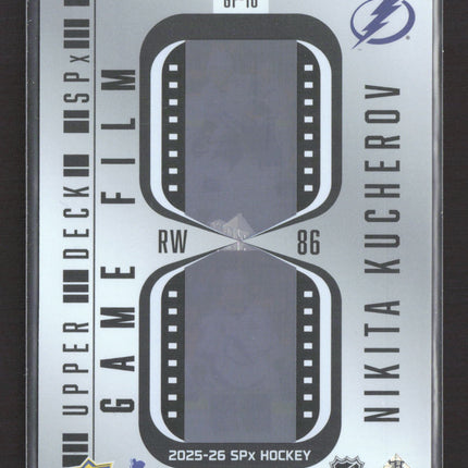 2026 Upper Deck SPx Game Film Nikita Kucherov #GF-10