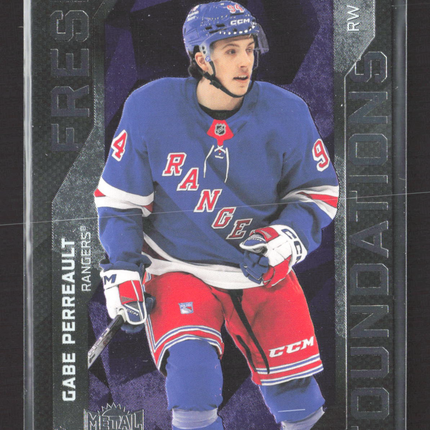 2026 SkyBox Metal Universe Fresh Foundations Gabe Perreault #FF-12 Purple /349