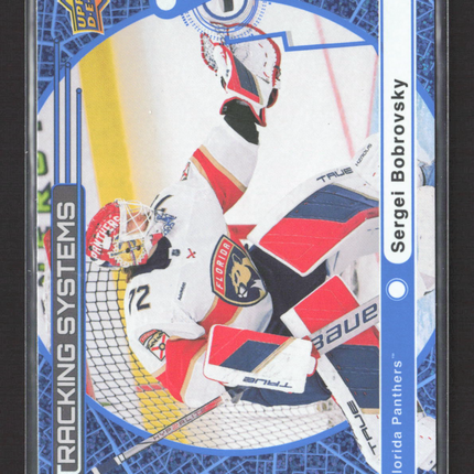 2025 Upper Deck Series 1 Tracking Systems Sergei Bobrovsky #TS-26 Speckle