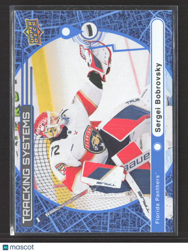 2025 Upper Deck Series 1 Tracking Systems Sergei Bobrovsky #TS-26 Speckle