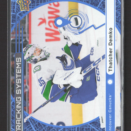 2025 Upper Deck Series 1 Tracking Systems Thatcher Demko #TS-10 Speckle