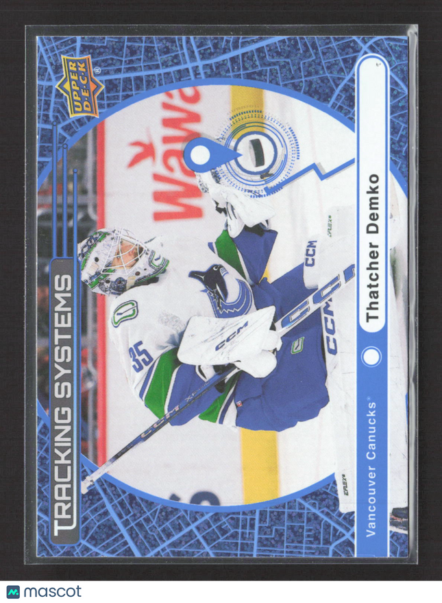 2025 Upper Deck Series 1 Tracking Systems Thatcher Demko #TS-10 Speckle
