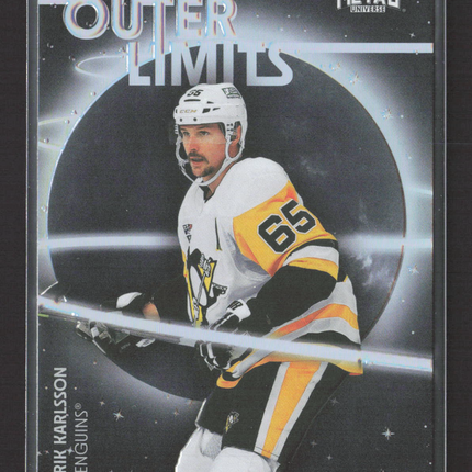 2025 SkyBox Metal Universe Outer Limits Erik Karlsson #OL-38