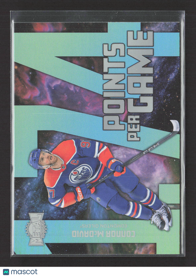 2025 SkyBox Metal Universe Points Per Game Connor McDavid #PPG-3
