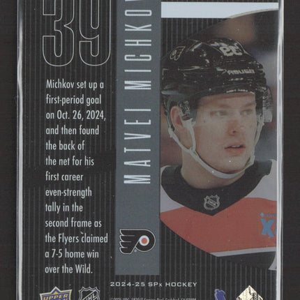 2025 Upper Deck SPx Bound for Glory Matvei Michkov #BFG-10