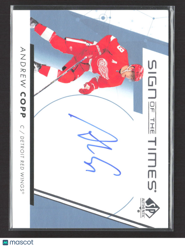 2023 Upper Deck SP Authentic Sign of the Times Andrew Copp #SOTT-AC Auto