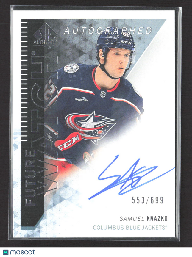 2024 Upper Deck SP Authentic Future Watch Samuel Knazko #RFWA-SK 553/699 Auto