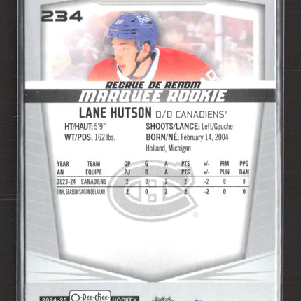 2025 O-Pee-Chee Platinum Lane Hutson #234