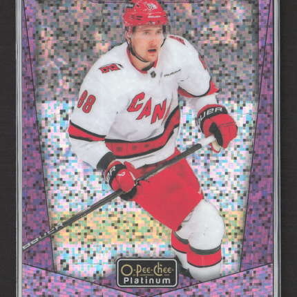 2025 O-Pee-Chee Platinum Martin Necas #94 Violet Pixels 118/299