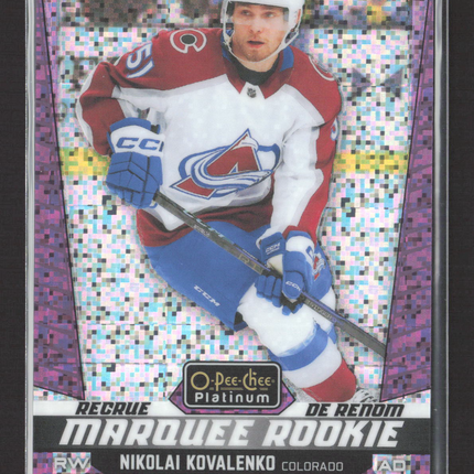 2025 Upper Deck O-Pee-Chee Platinum Nikolai Kovalenko #227 Violet Pixels 203/299
