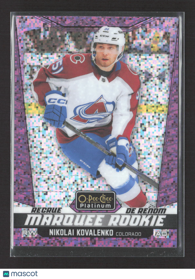 2025 Upper Deck O-Pee-Chee Platinum Nikolai Kovalenko #227 Violet Pixels 203/299