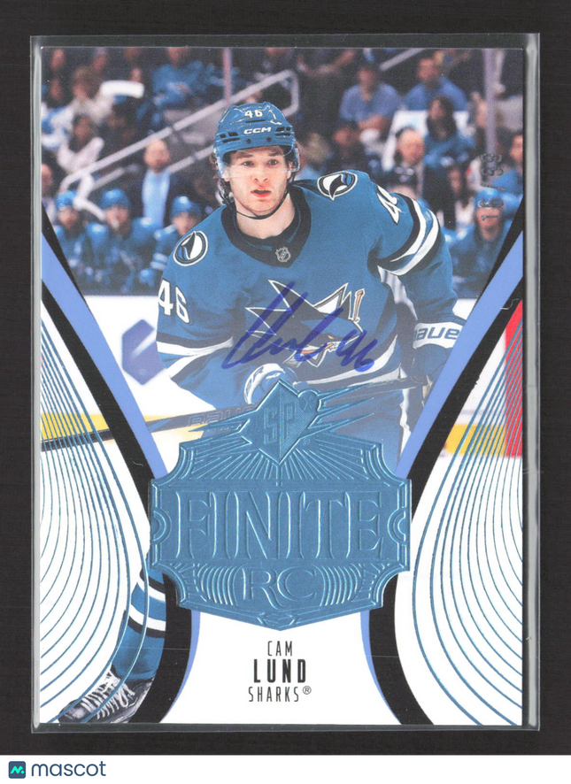 2026 Upper Deck SPx Finite Cam Lund #33 Blue Auto /99