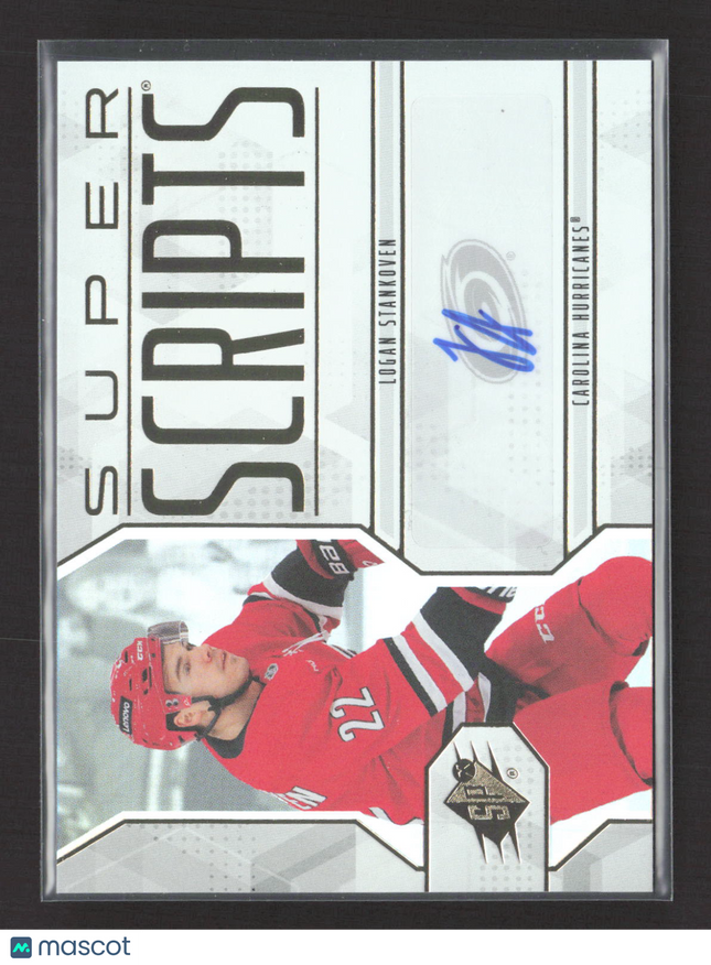 2024 Upper Deck SPx Super Scripts Logan Stankoven #SS-LS Auto