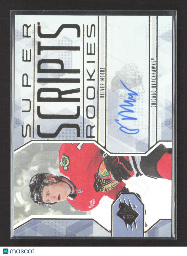 2026 Upper Deck SPx Super Scripts Rookies Oliver Moore #SSR-OM Auto