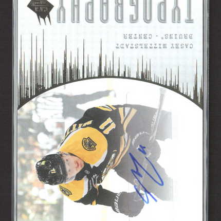 2026 Upper Deck SPx Typography Casey Mittelstadt #TYPE-CM Auto