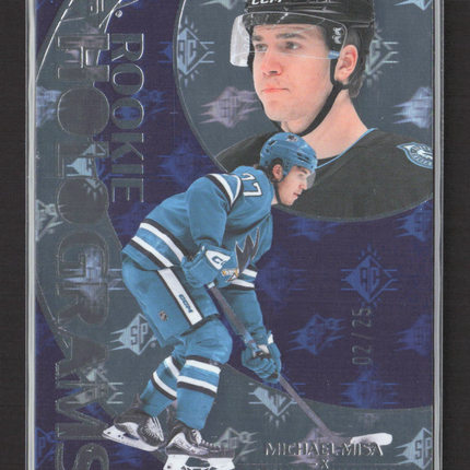 2026 Upper Deck SPx Rookie Holograms Michael Misa #161 Blue 02/25