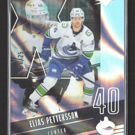 2026 Upper Deck SPx Hockey Elias Pettersson #67 Silver Spectrum /25