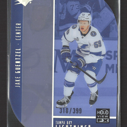 2026 Upper Deck SPx Holo View FX Jake Guentzel #HV-26 Blue 318/399