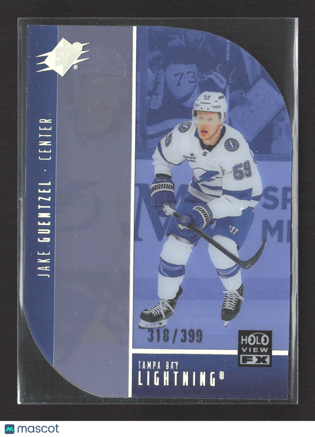2026 Upper Deck SPx Holo View FX Jake Guentzel #HV-26 Blue 318/399