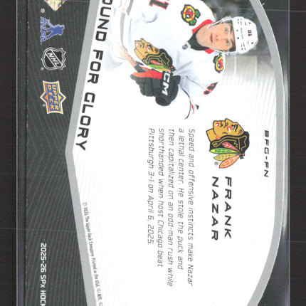 2026 Upper Deck SPx Bound For Glory Frank Nazar #BFG-FN