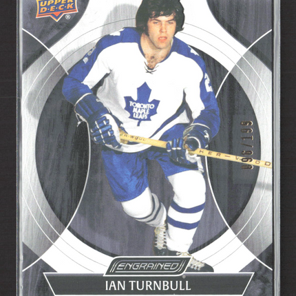 2025 Upper Deck Engrained Engrained Icons Hockey Ian Turnbull #43 096/199